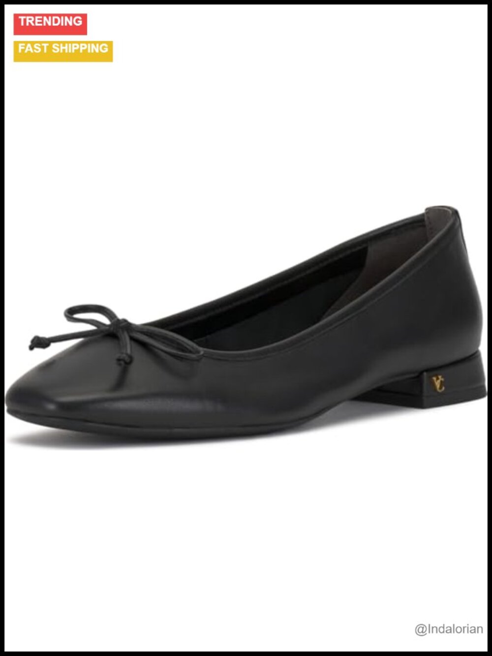 Leather Slip-On Flats Low Heel Comfort Shoes